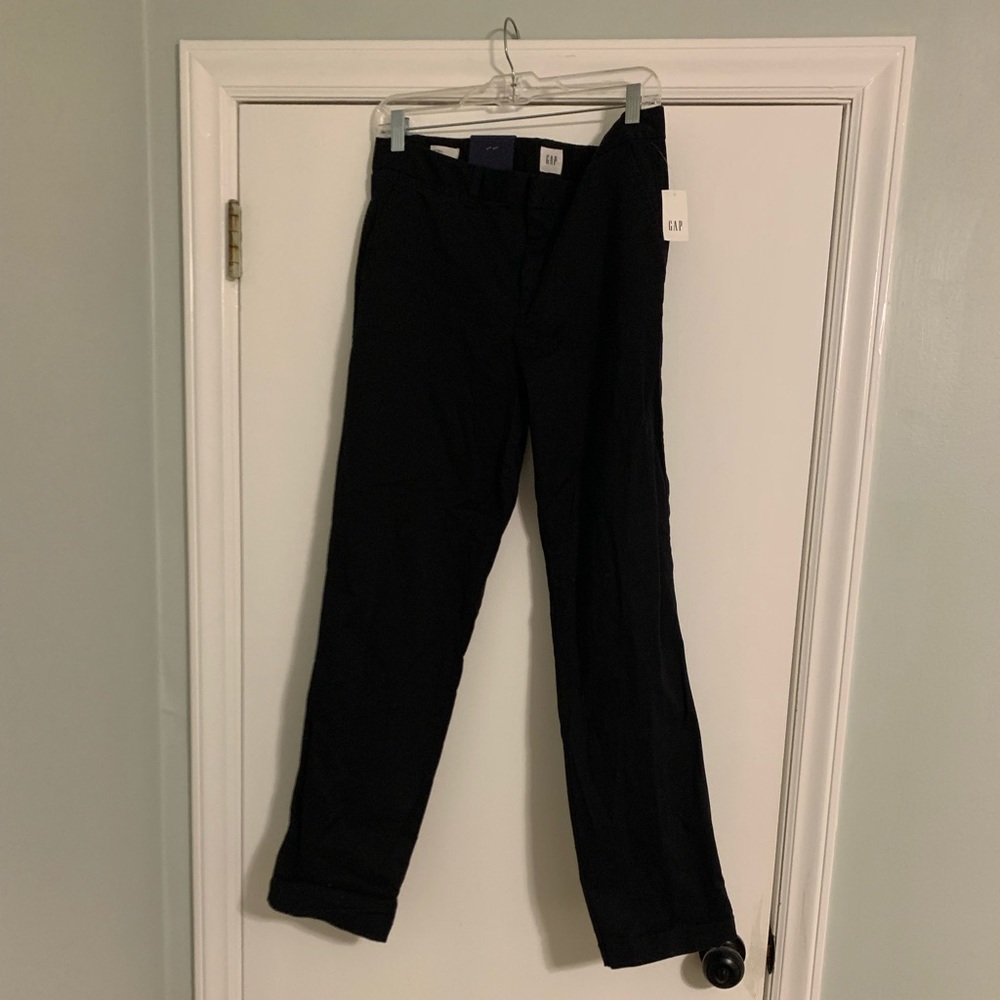 Gap 12 Tall Black Slim City Crop